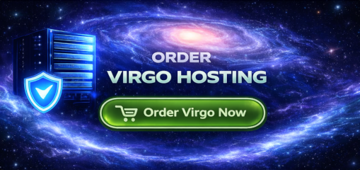 Order Virgo shared hosting plan with increased CPU power, SSD storage and advanced security features